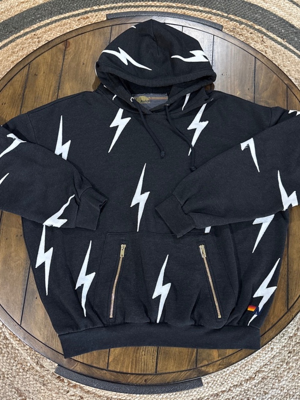 Aviator Nation Bolt Zip Hoodie